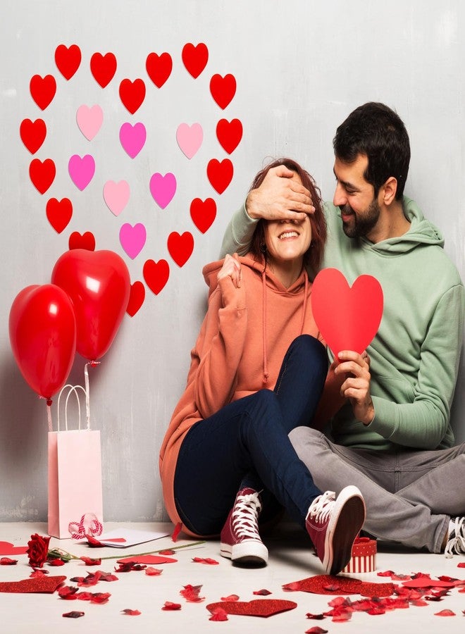 Chivertion 3 Roll 1500 Pcs Valentine's Day Stickers 1'' Heart Shaped Sticker Valentine's Day Love Decorations for Envelope Wedding Anniversaries(Red, Pink, Light Pink) - Image 4